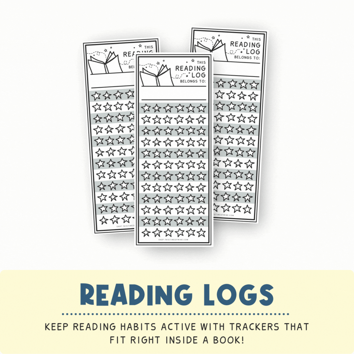 Mockups Of Back To School Growth Mindset Edition | Reading Logs, Curiosity Journal, Goal Setting Booklet For Elementary And Middle School