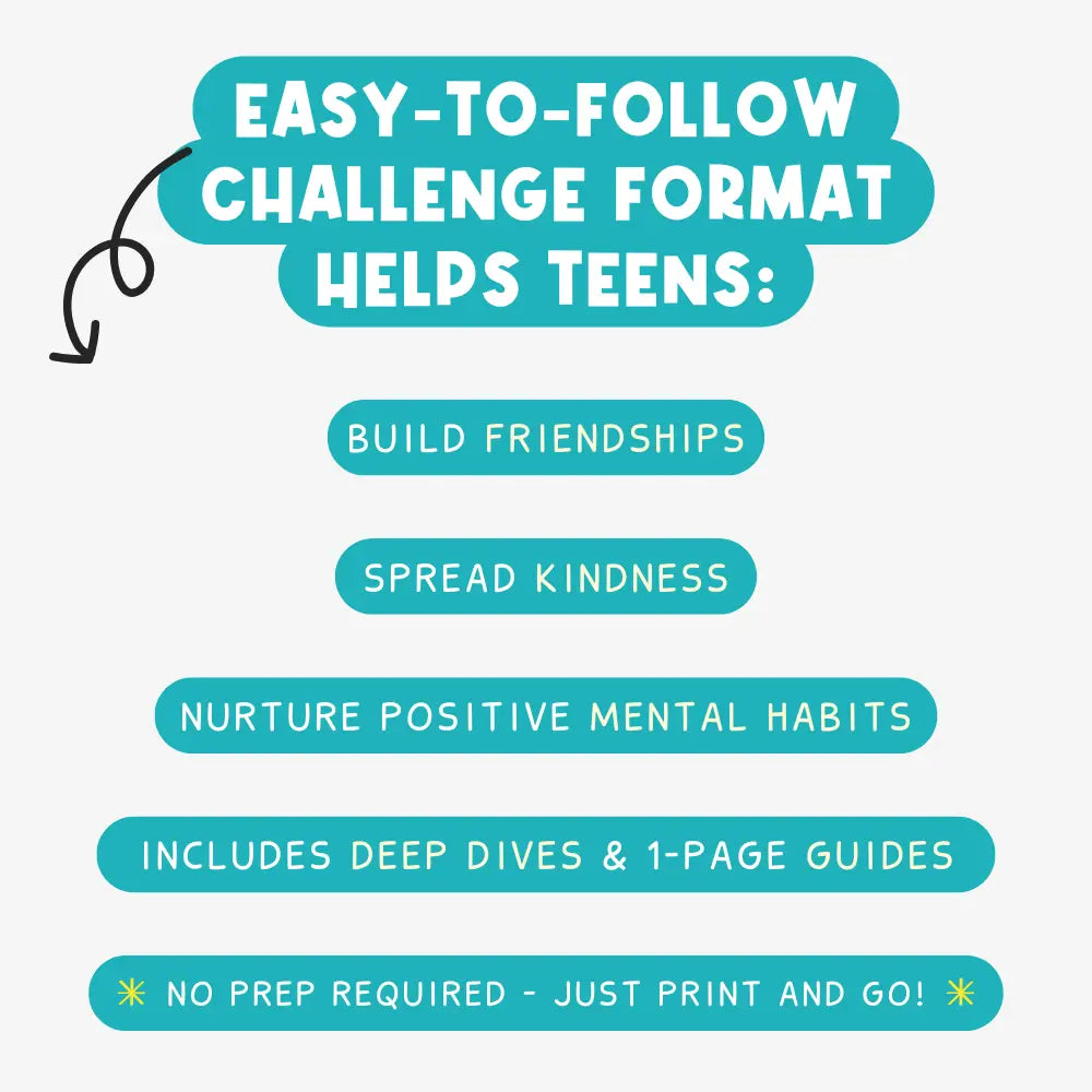 Kindness Mini Kit For Teens And Tweens | What's Included | No Prep Just Print And Go