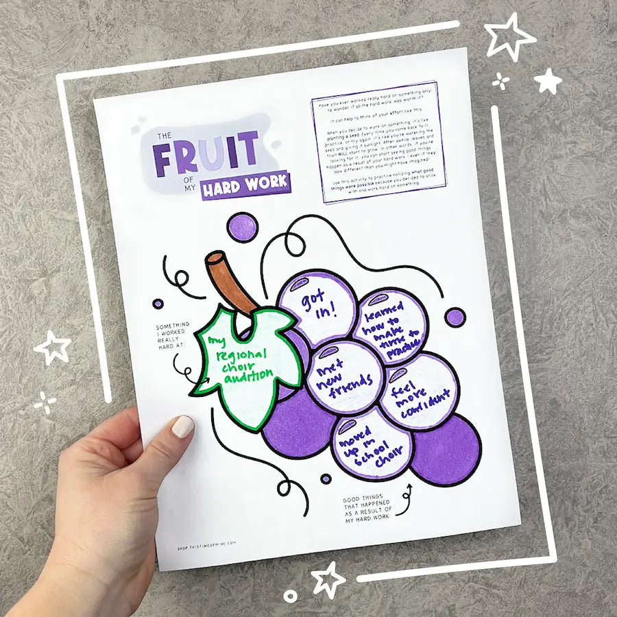 Image Of The Fruit Of My Hard Work | Help Kids Build Confidence By Recognizing And Celebrating Thier Wins