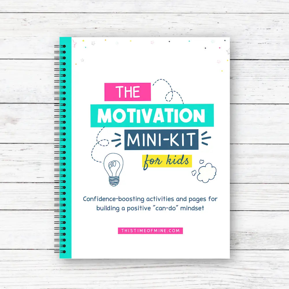 Mockup Of The Motivation Mini-Kit | Printable Activities For Kids For Mindfulness And Kindness