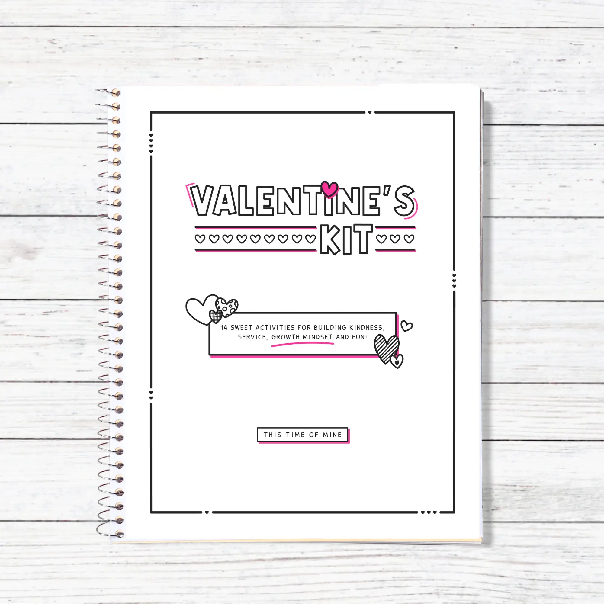 Valentine's Kit For Kids | Printable Activities And Cards For Giving Kindness And Service | Build Growth Mindset And Creativity
