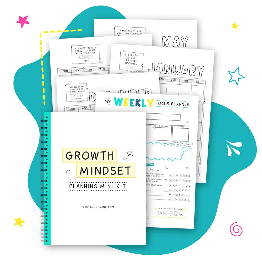 Growth Mindset Planning Mini-Kit