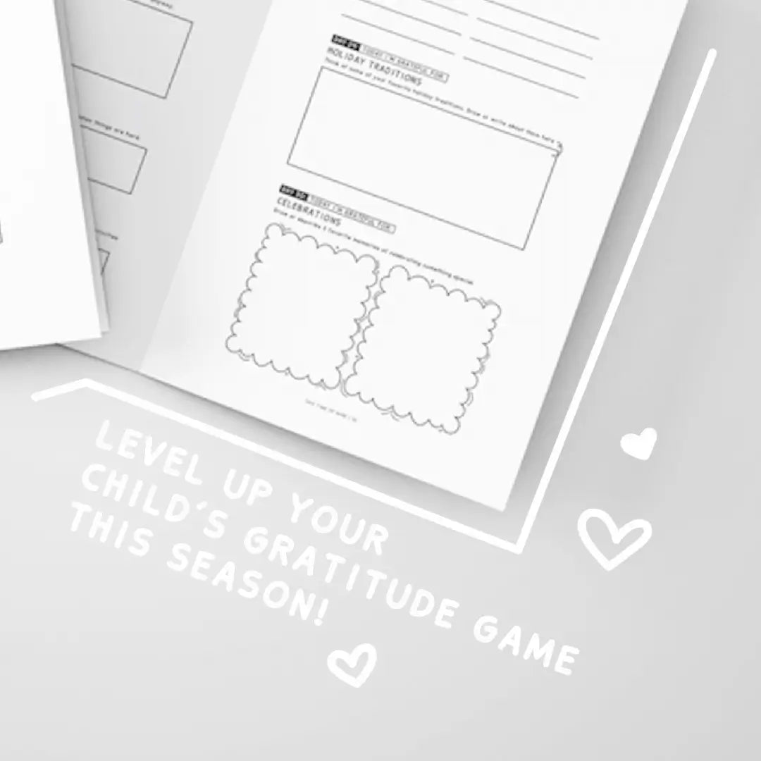 Mockup Of My Gratitude Log | Printable Journal For Kids And Teens | Grow Gratitude This Season