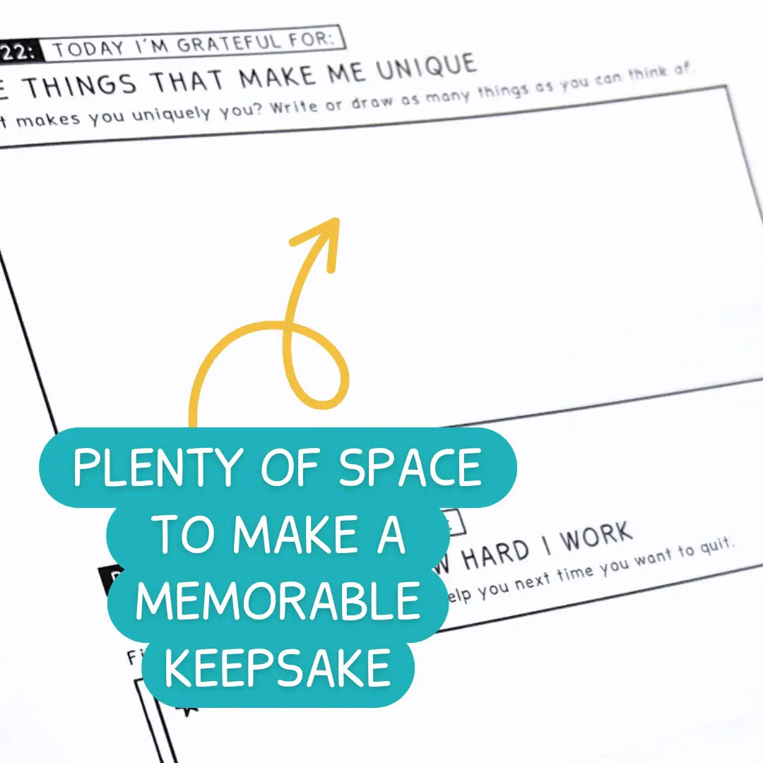 My Gratitude Log | Printable Journal For Kids And Teens | Space For A Memorable Keepsake Of Gratitude