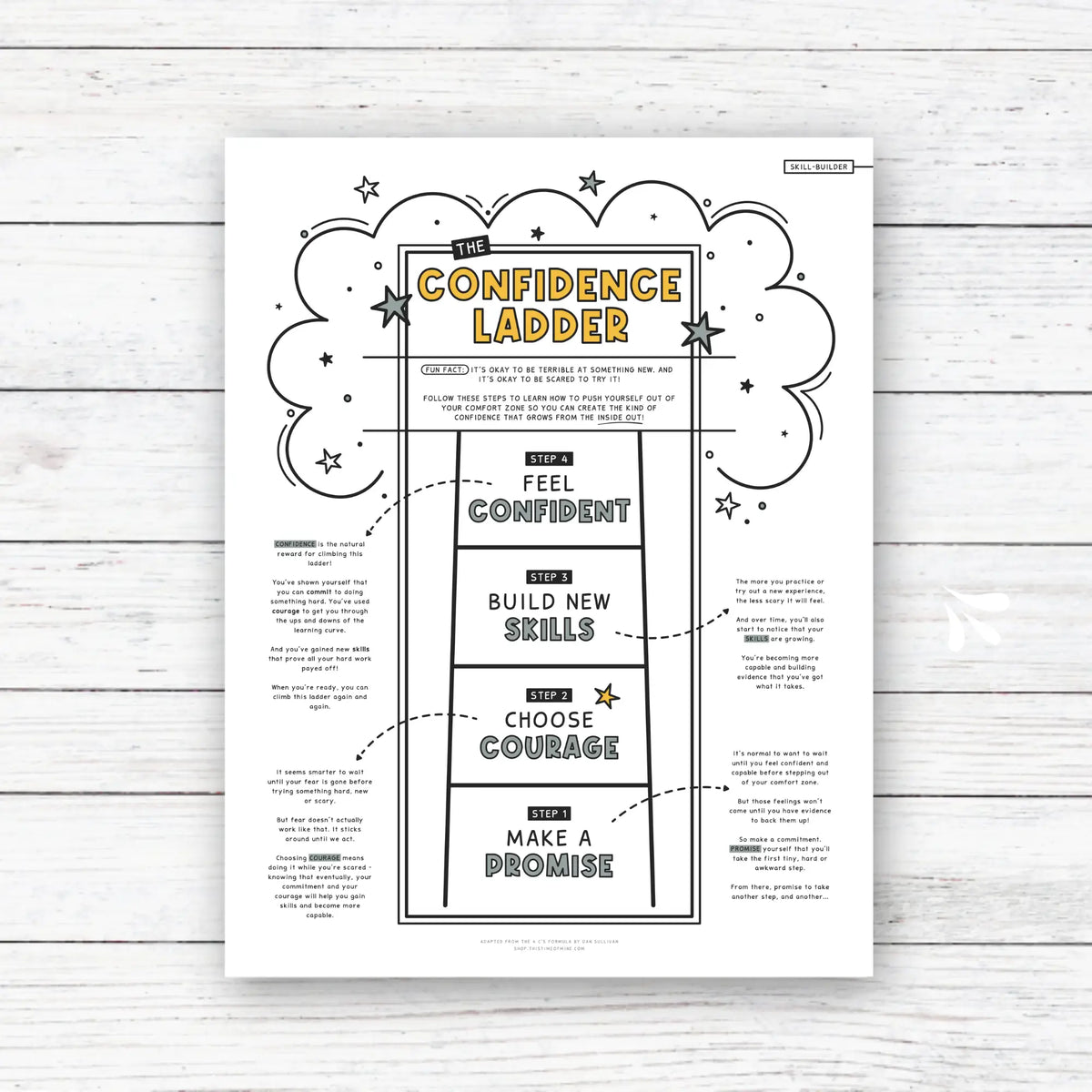 Confidence Ramps The Confidence Ladder - 4 Steps To Building Lasting Confidence In Kids ...