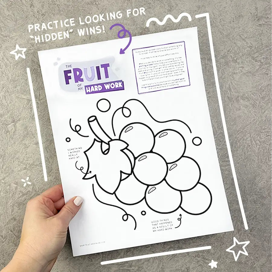 Image Of The Fruit Of My Hard Work | Help Kids Focus On Their Why To Stay Motivated When Things Get Hard