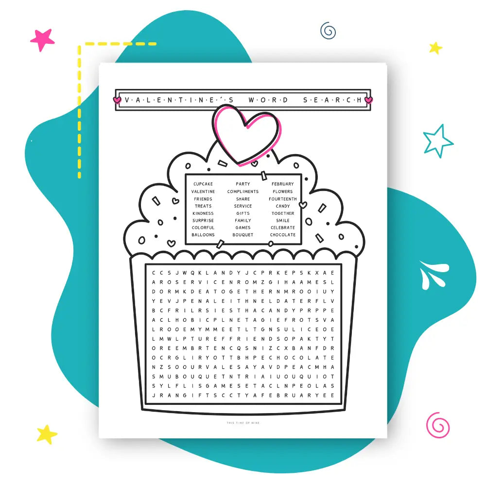 Valentine's Word Search