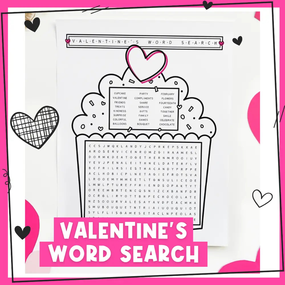 Valentine's Word Search